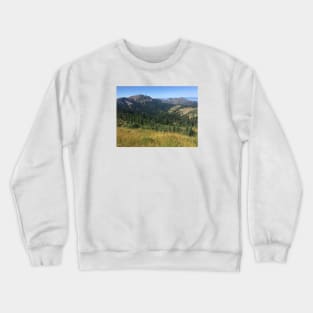 Hurricane Ridge Landscape Crewneck Sweatshirt